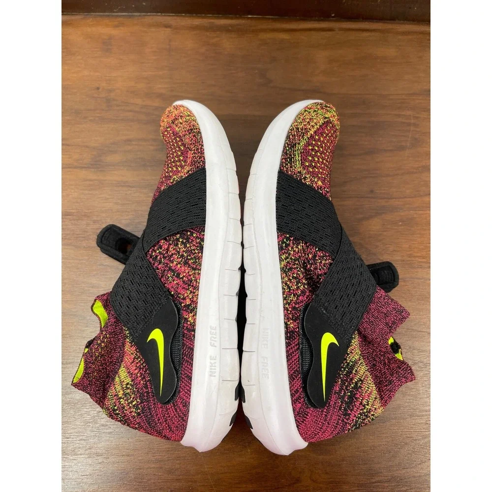 Flyknit Free Nike RN Motion Multicolor Running Shoe 880846-004 Women Size 7 EUC
